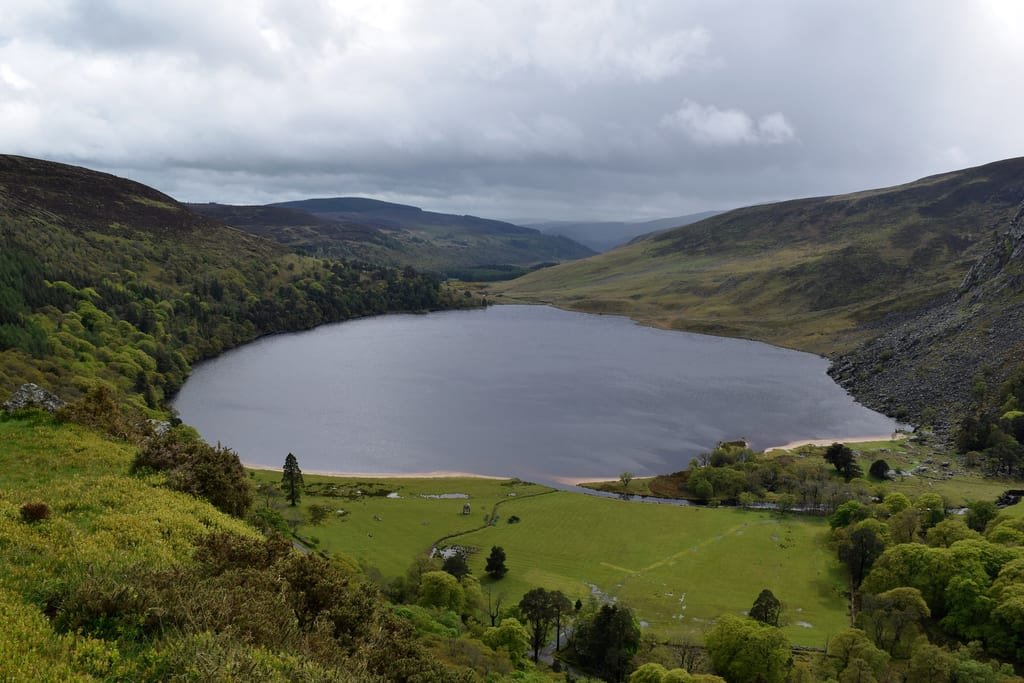 Lough Tay below Luggala in the Wicklow Mountains