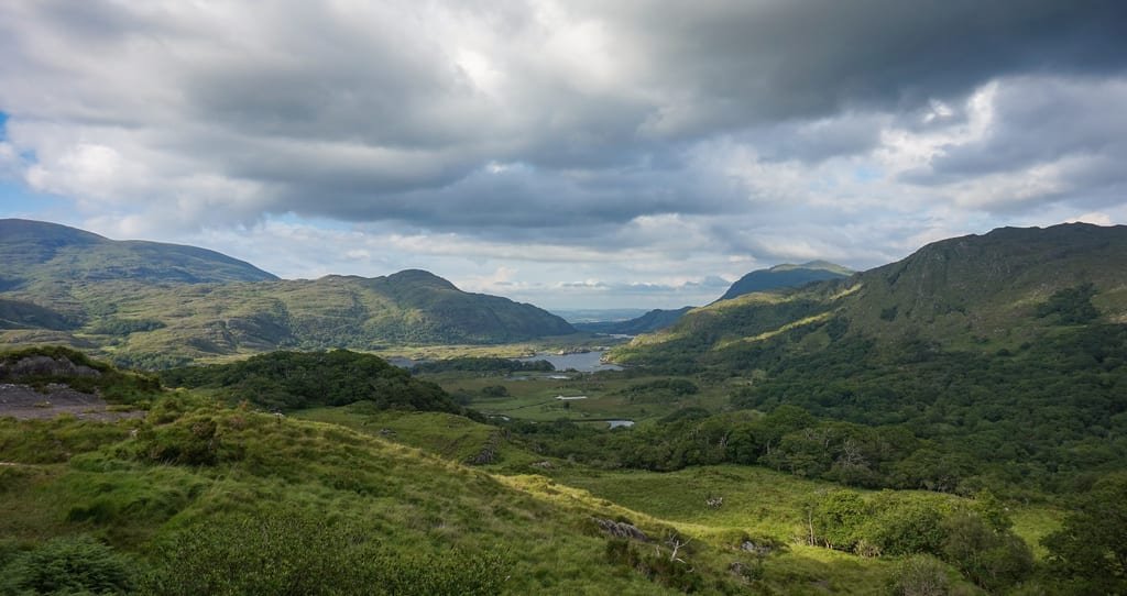 Ladies View over the Killarney lakes on the Ring of Kerry, County Kerry