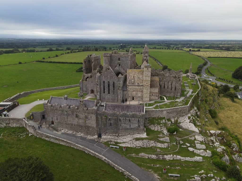 The Rock of Cashel from the air, County Tipperary